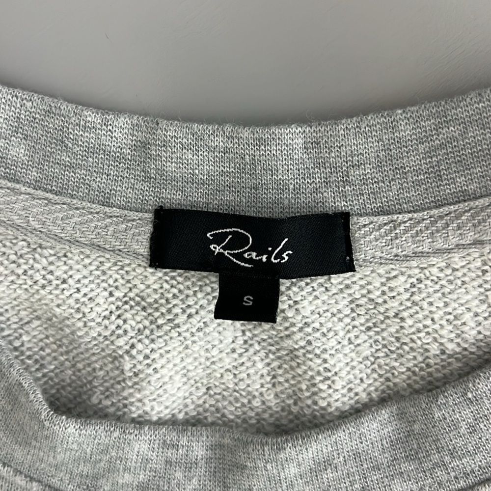 Rails Dani Reverse Terry Sweatshirt In Heather Gr… - image 4